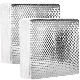 YoleShy front view of packaged 14x14 skylight insulator showing compact fit and energy benefit