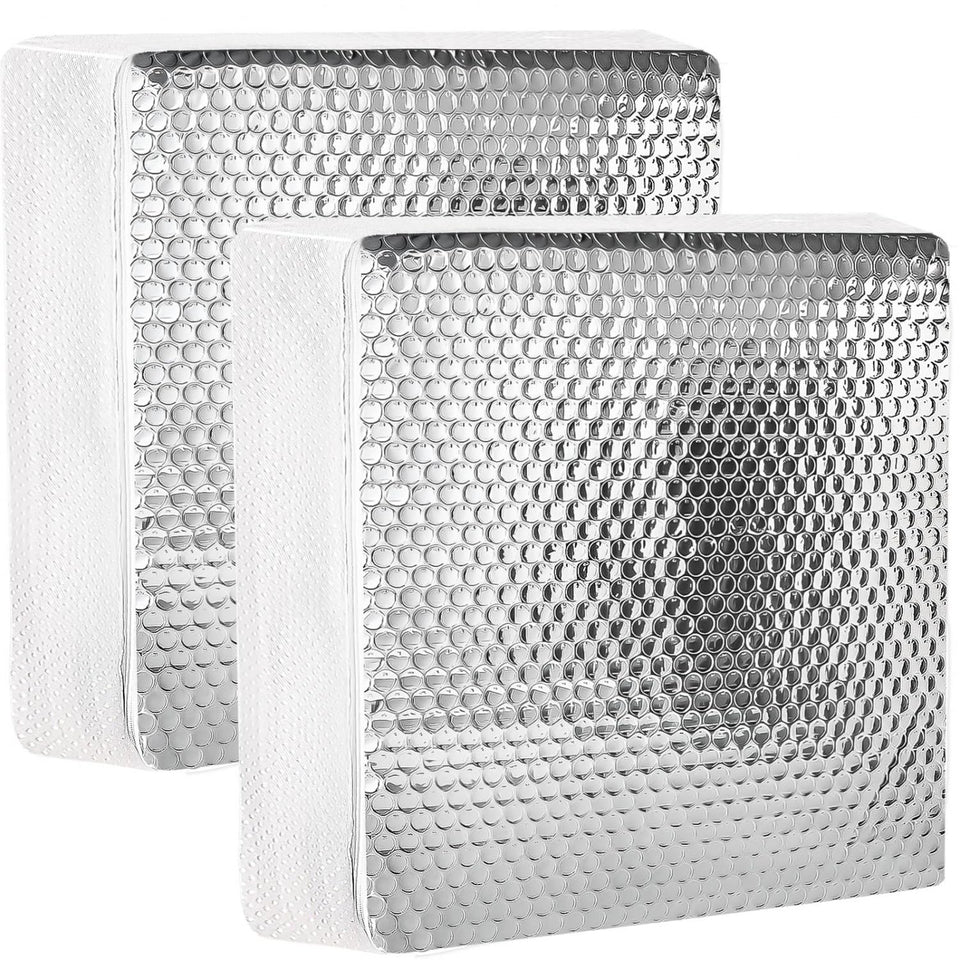 YoleShy front view of packaged 14x14 skylight insulator showing compact fit and energy benefit