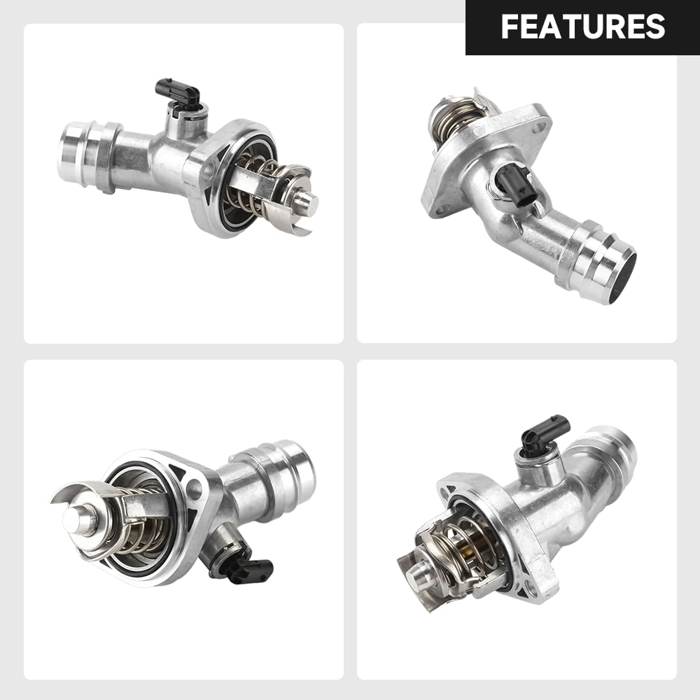 YOLLKY thermostat housing in box with contents visible, benefits convenient inspection on arrival