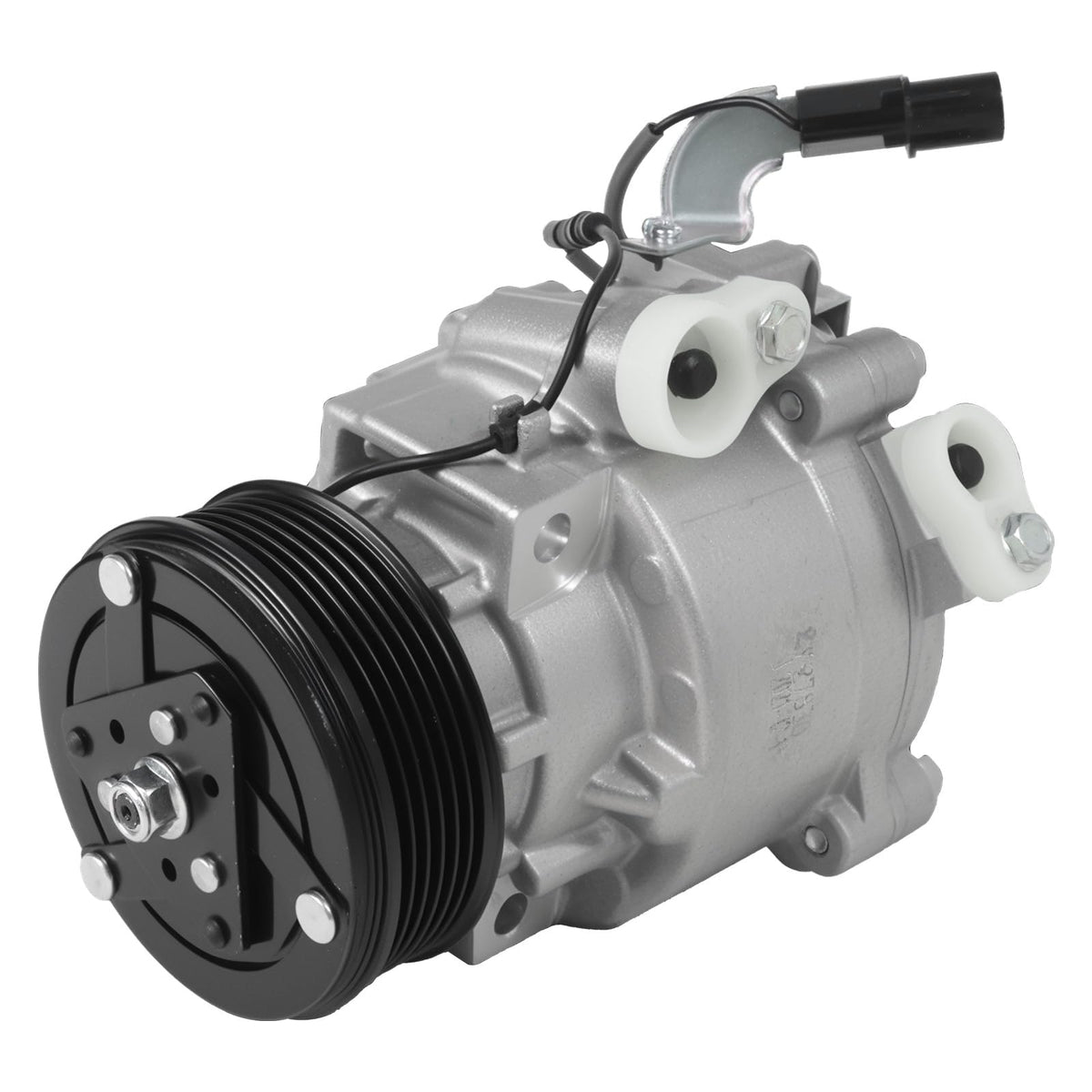 YOMALL front view of compressor assembly showing mounting points and fitment benefit
