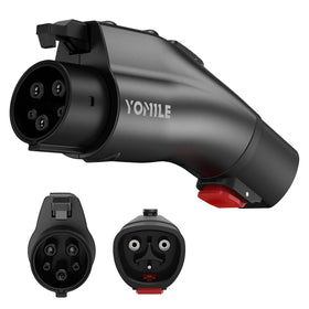 Yomile front view of adapter showing form and secure connection benefit