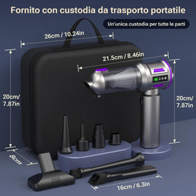 Yomile battery and USB-C charge port showing fast recharge convenience