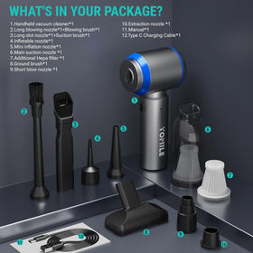 Yomile held in hand to show compact size and easy storage benefit