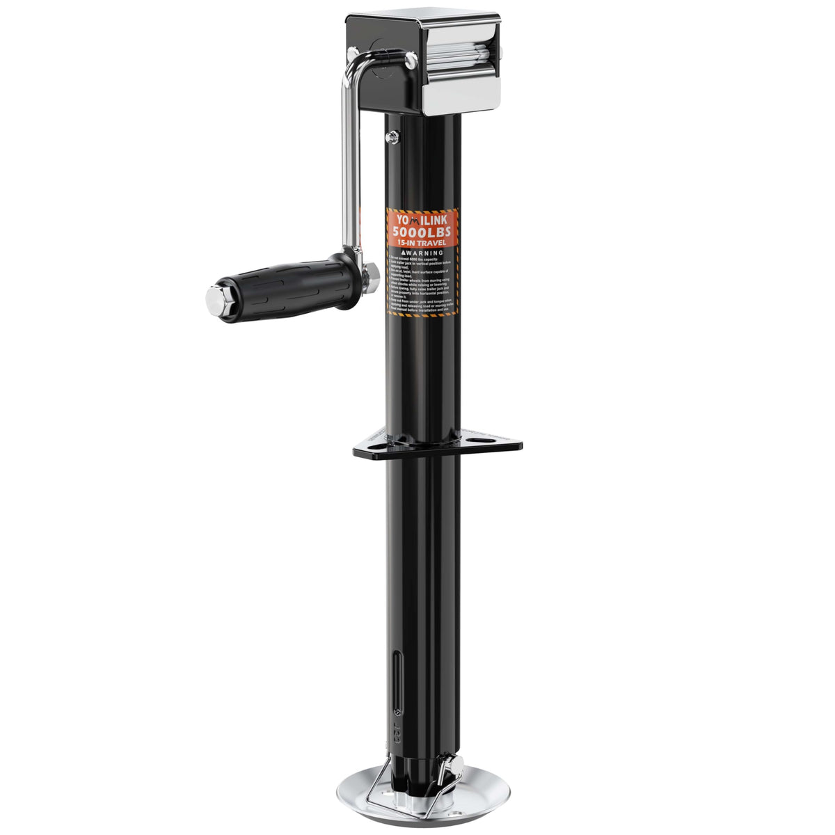 YOMILINK front view of A-frame jack showing robust design and easy handling