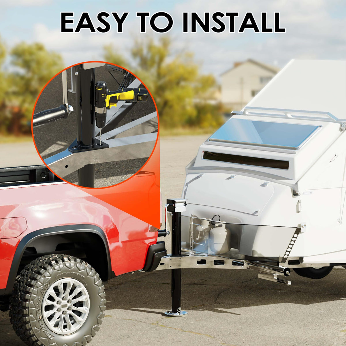 YOMILINK mounting bracket and high-grade hardware ensuring secure attachment