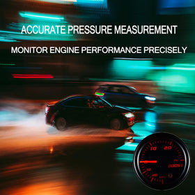 YONEDA close-up of dial and needle for precise boost readings benefit