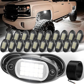 YONEDA front packaging showing 20 rock light pods and benefits of brightness