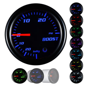 YONEDA front view gauge black dial showing clear readout and quick checks