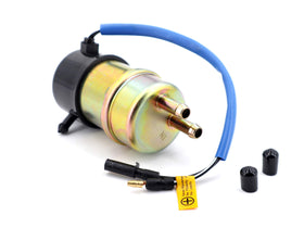 YONEDA fuel pump 8mm inlet outlet closeup highlighting exact hose fitment
