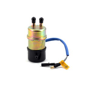 YONEDA fuel pump side connector detail illustrating secure hose connection benefit