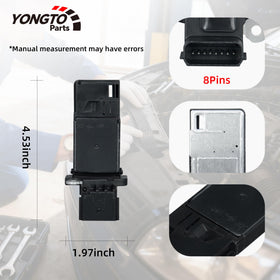 Yongtoparts MAF installed in engine bay demonstrating plug-and-play replacement