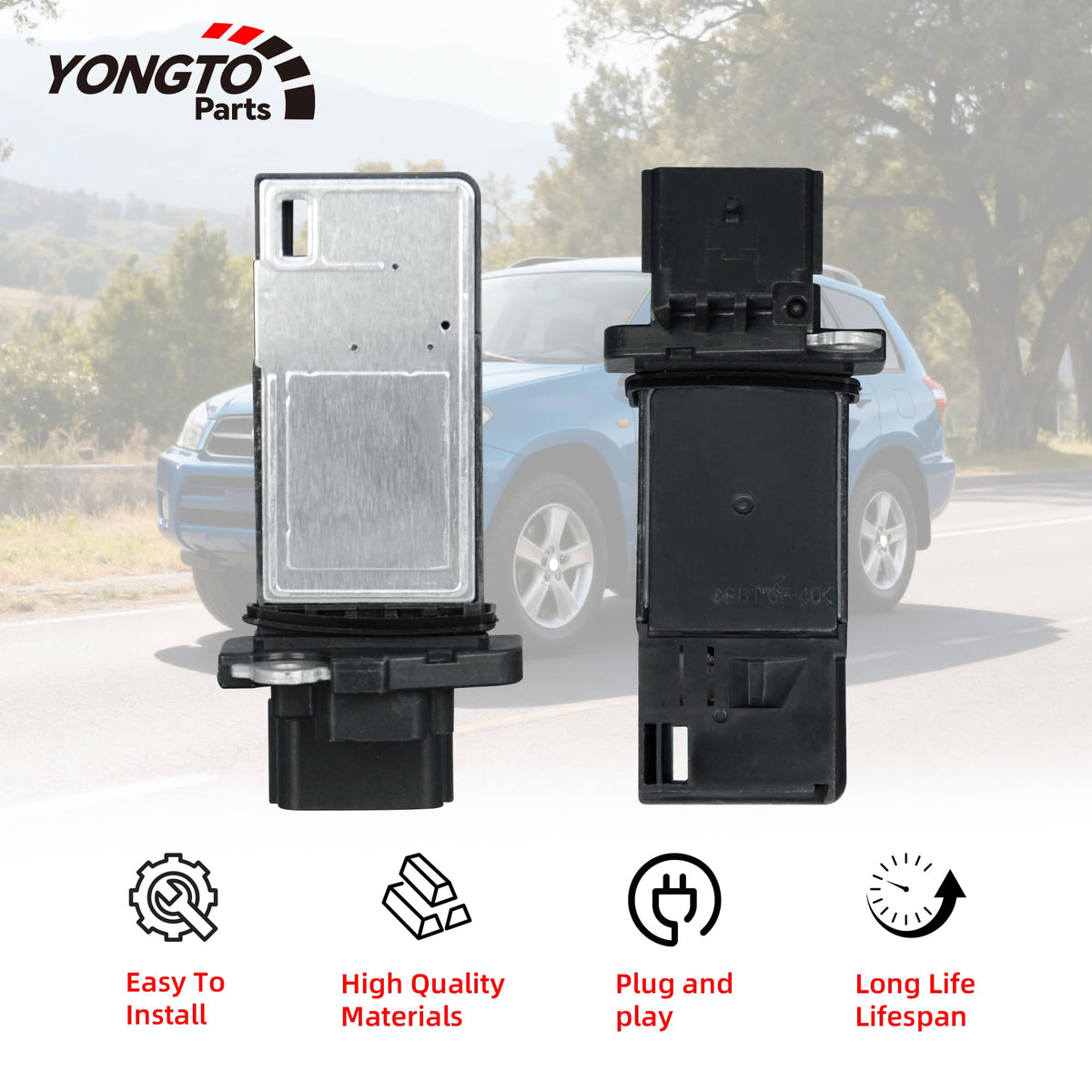 Yongtoparts boxed packaging with label ensuring correct part identification