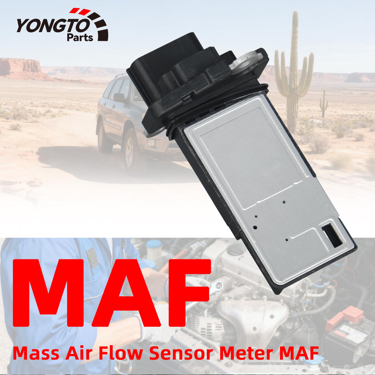 Yongtoparts sensor side connector close-up illustrating plug compatibility benefit