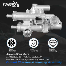 Yongtoparts close-up of housing flange showing sealing surface and improved leak resistance