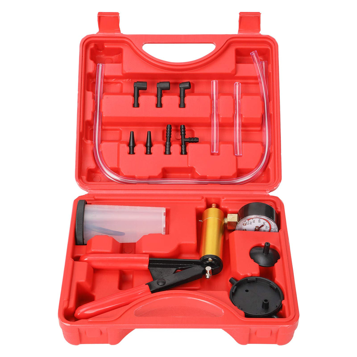 Yonligonju front packaging showing the complete brake bleeder kit and portability benefit