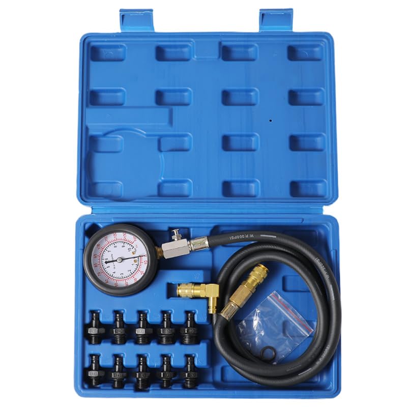 Yonligonju gauge front view showing clear dual-display and rubber protection for easy reading