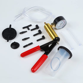 Yonligonju hand vacuum pump close-up with gauge for precise vacuum control