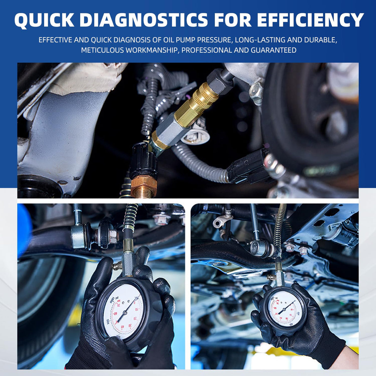 Yonligonju in use on diesel engine illustrating practical on-vehicle diagnostics