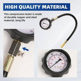 Yonligonju large 80mm gauge closeup for easy-to-read dual-scale measurements