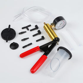 Yonligonju pump and gauge closeup with clear dial for accurate vacuum readings