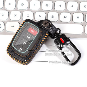 YONUFI installed on Toyota key demonstrating unobstructed signal
