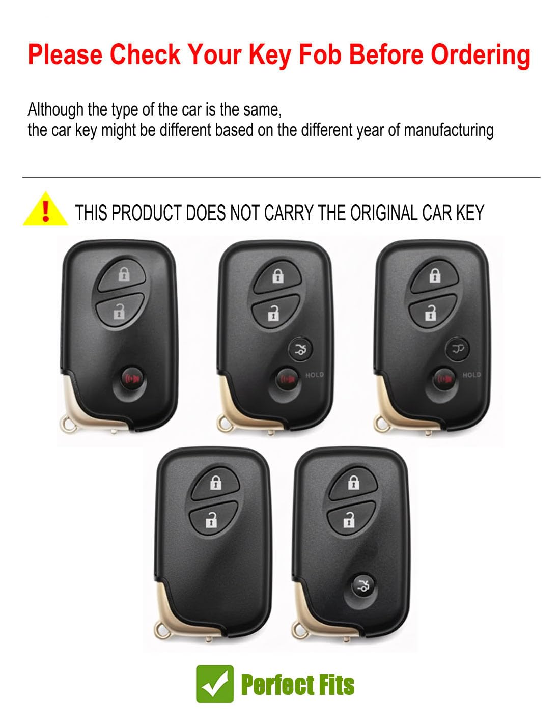 YONUFI leather key fob cover back stitching detail highlighting durability