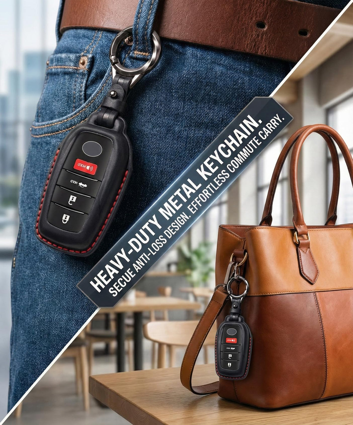 YONUFI heavy-duty metal carabiner detail providing reliable attachment