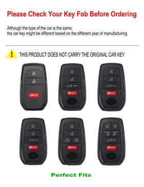 YONUFI leather key fob back view demonstrating full protection benefit