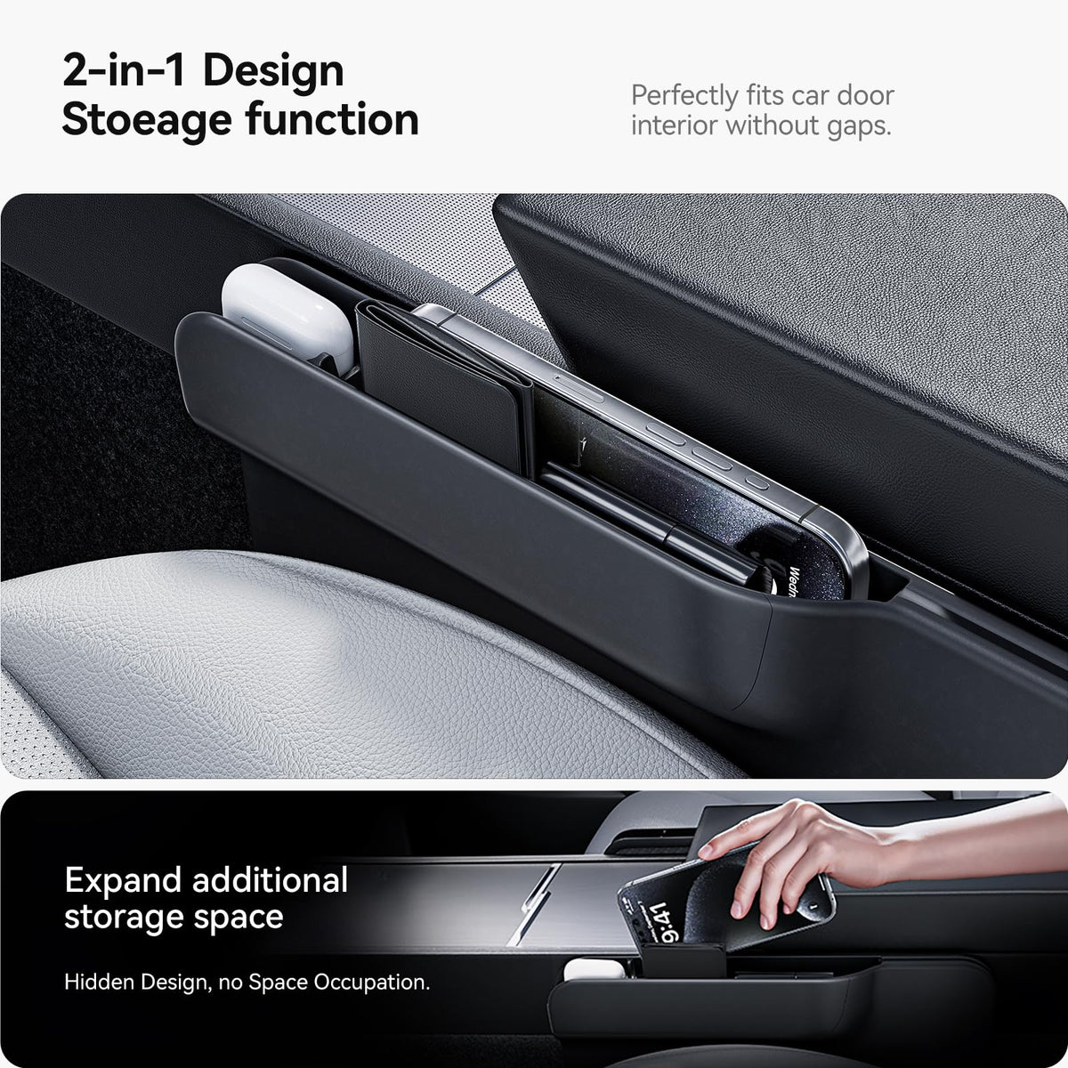 YONZEE folded tray flat for compact storage and easy carry