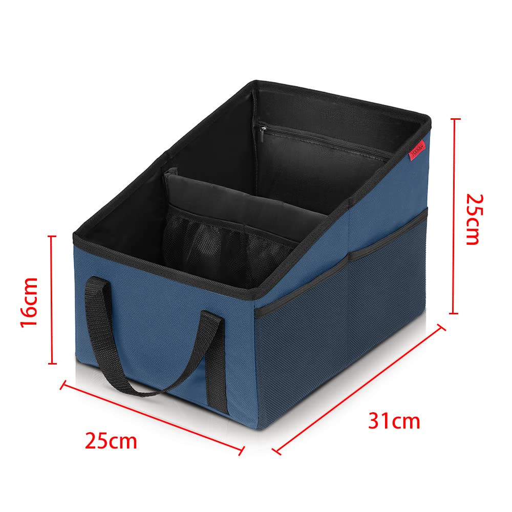 YOOFAN organizer in use on passenger seat keeping items tidy and accessible