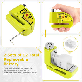 YOHOOLYO lock beside keys showing compact scale for easy storage and transport