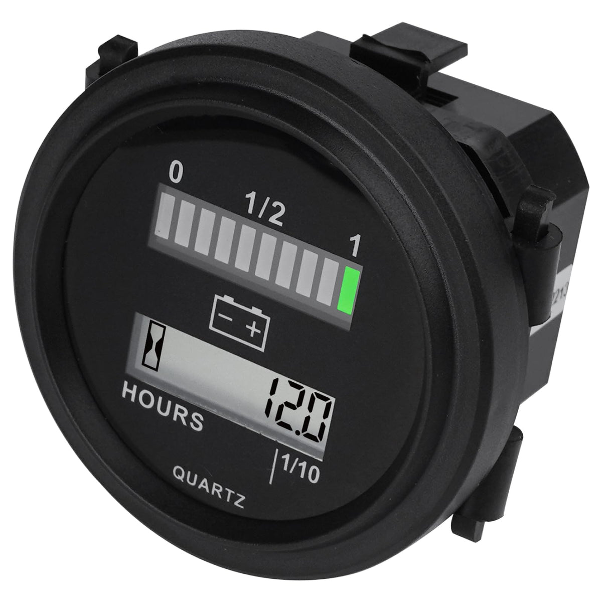YOOREAL front panel display showing charge level and benefits clear reading