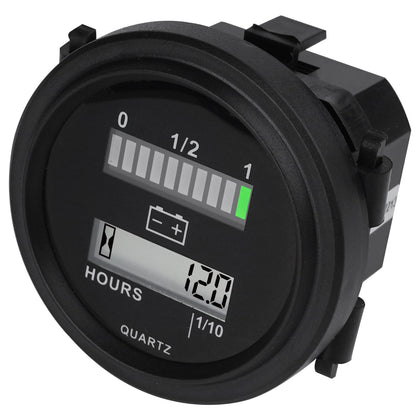 YOOREAL front panel display showing charge level and benefits clear reading
