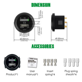 YOOREAL size comparison with ruler illustrating compact panel footprint