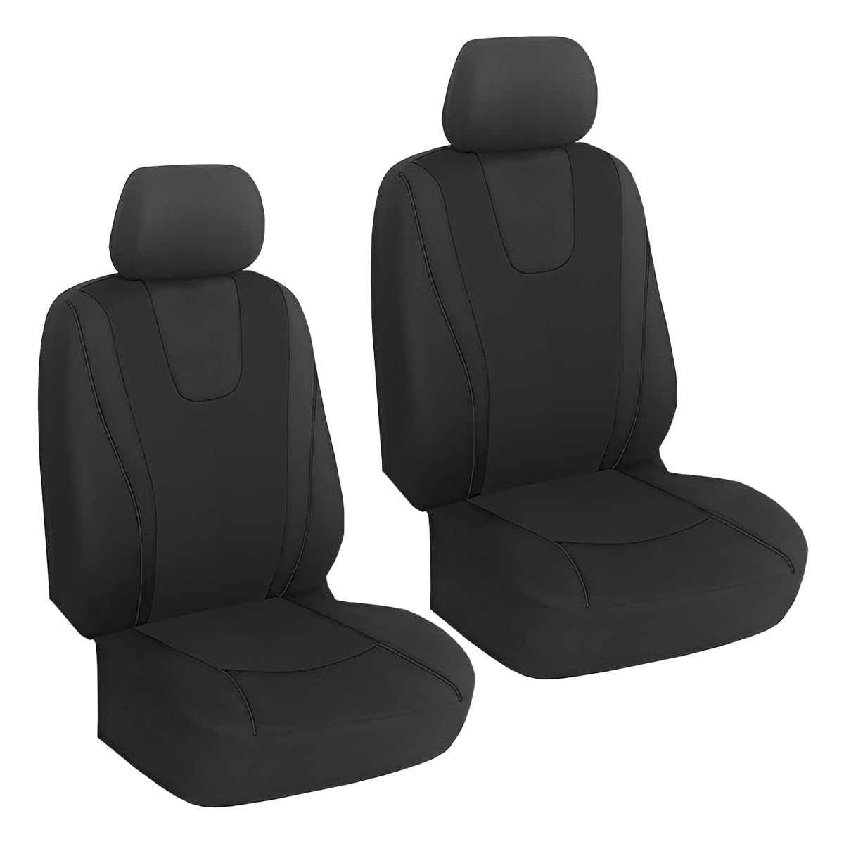 YoRise full front seat cover installed showing clean protection and style