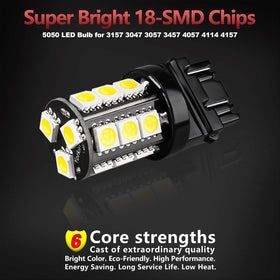 Yorkim close-up on 5050 chipsets showing even bright light output benefit