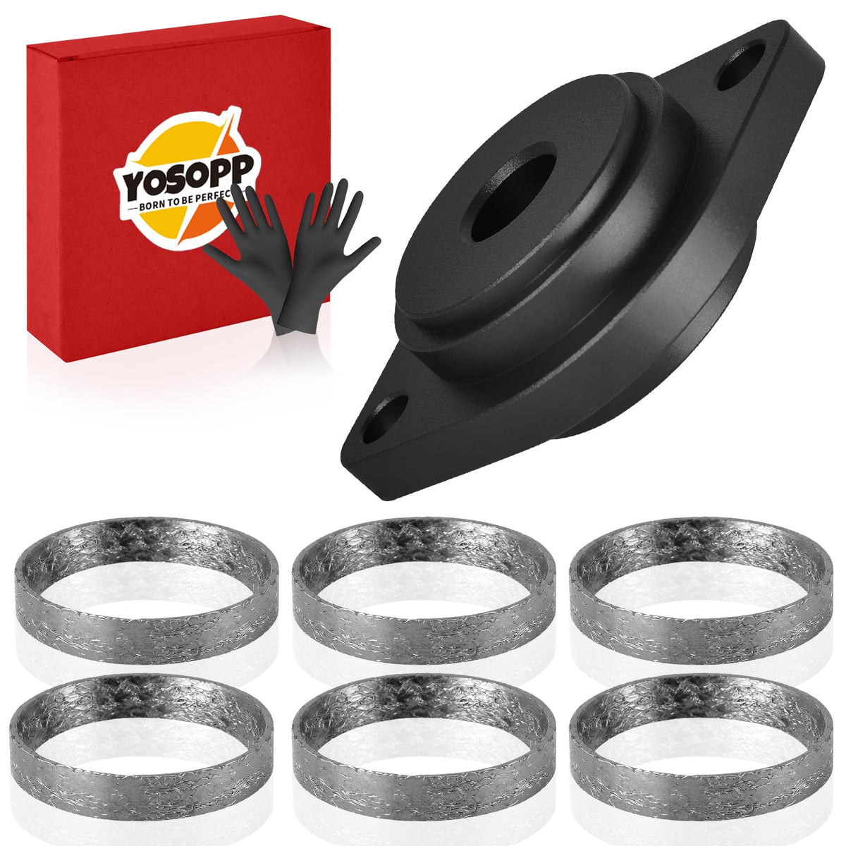 YOSOPP front view packaging showing kit contents and fit benefits