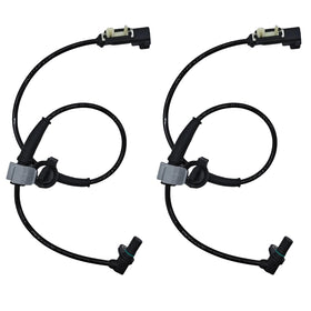 YOSTIPARTS front packaging showing two-piece ABS sensors and quick compatibility reference