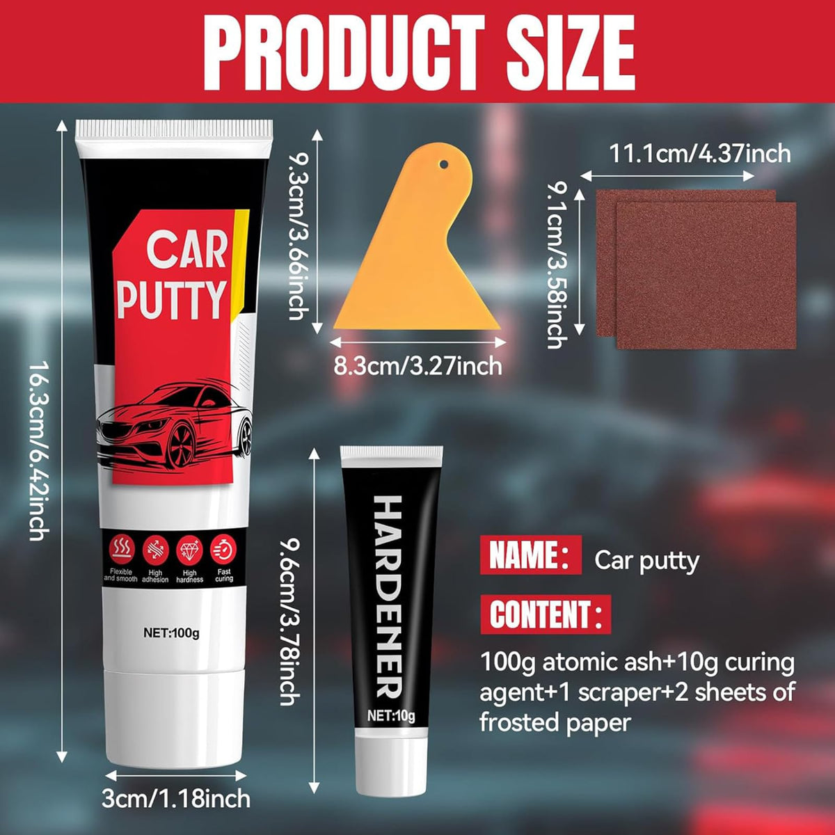 YOTEBLE product next to tools showing compact size and DIY convenience