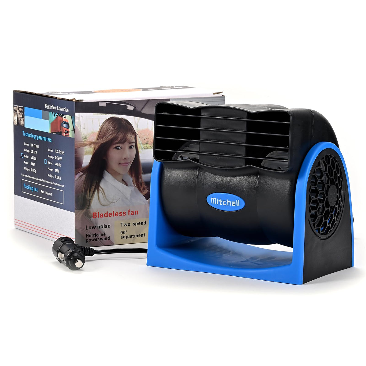 YOUGUOM fan mounted on dashboard directing airflow to passengers