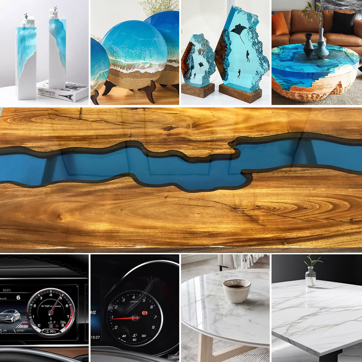 YOUMEITECH lifestyle shot of glossy dining table showing enhanced appearance