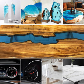 YOUMEITECH lifestyle shot of glossy dining table showing enhanced appearance