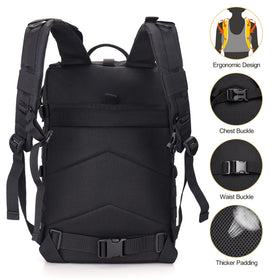 YOUNGOA breathable padded back and straps for reduced spine pressure