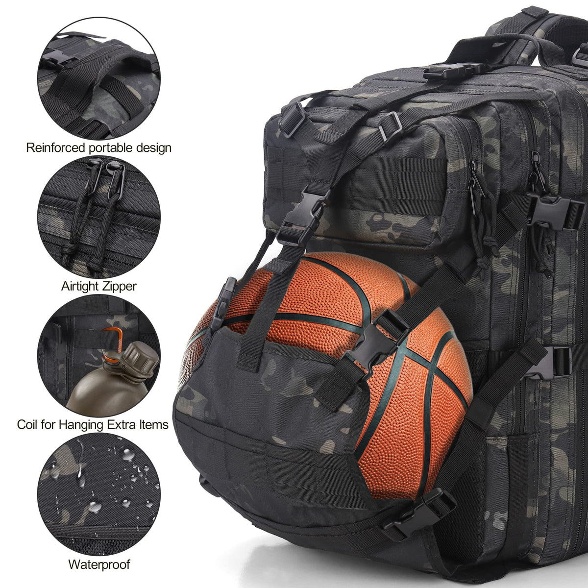 YOUNGOA worn on rider back showing padded straps and comfortable load distribution