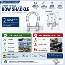 YOUNTHYE bulk pack of twenty shackles ready for workshop or field use convenience