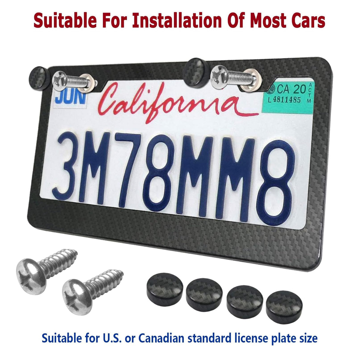 YoUoY mounting hardware laid out for easy installation and theft resistance
