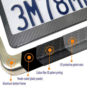 YoUoY frame mounted on front bumper giving sleek upgraded appearance