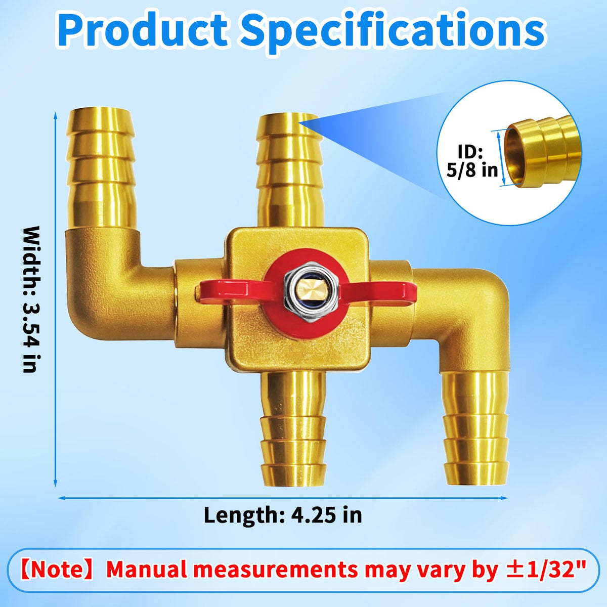 yourheey valve in hand to show scale and robust weight for durable replacement benefit