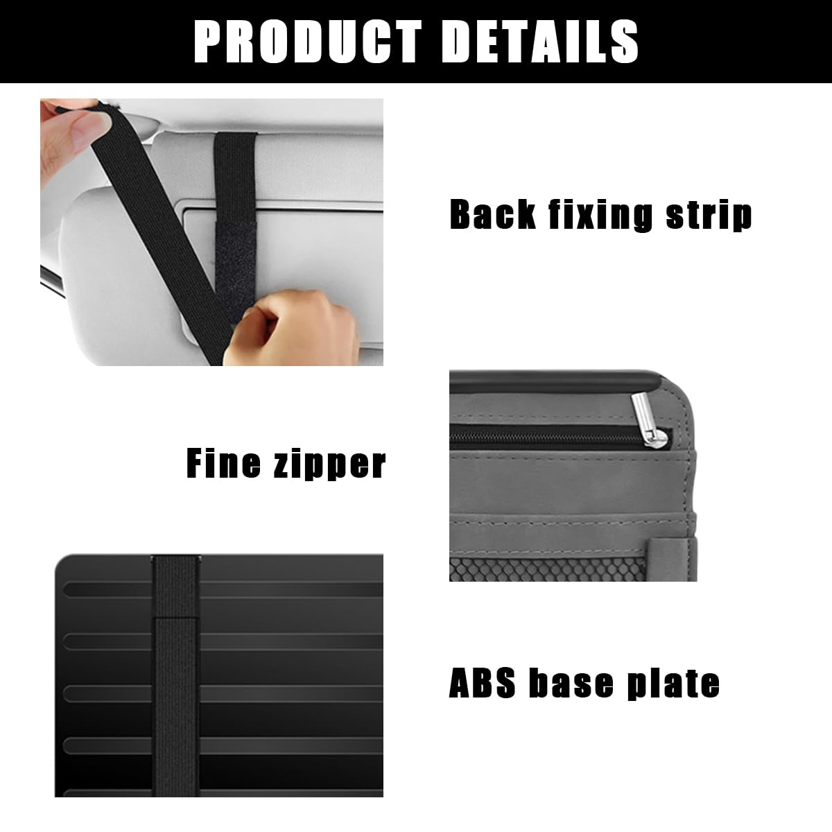 Yourkar elastic strap detail demonstrating secure, non-damaging visor fit