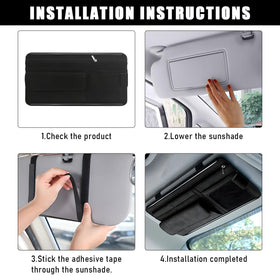 Yourkar in use with sunglasses stored safely offering quick reachability